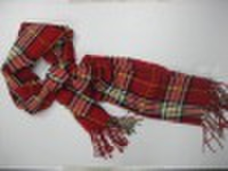 Check Woven Scarf