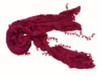 embroidered scarf