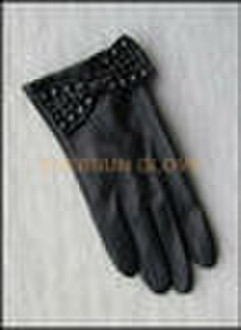 Lady's fashion leather glove