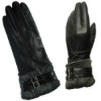 Leather Glove, lady's fashion finger gloves