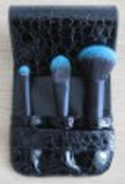 XLP110302   3pcs mini brush kit with elegant case