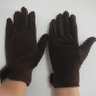 Velvet glove/polyester glove/warm glove/fashion gl