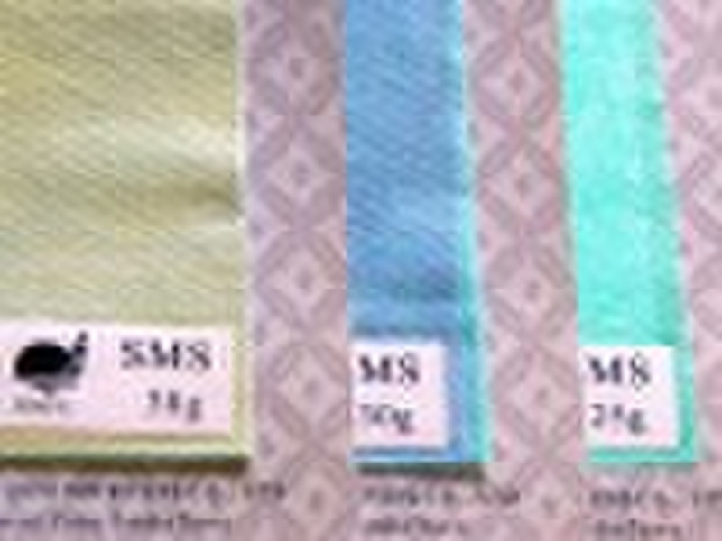 SMS nonwoven material , SMS  non-woven cloth ,SMS