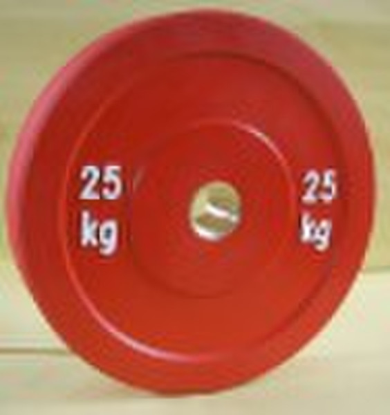 GYM rubber bumper weight plates