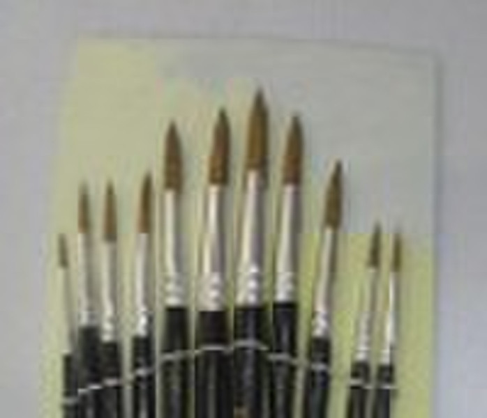 Goat hair art brush set