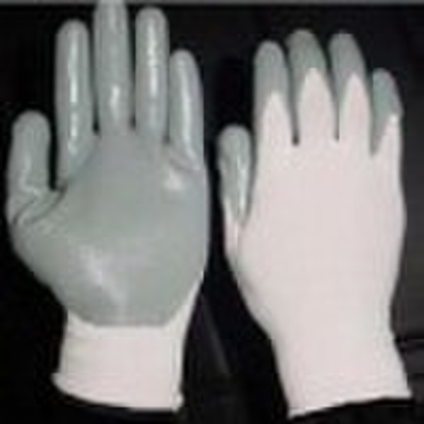 nylon coated with nitrile glove