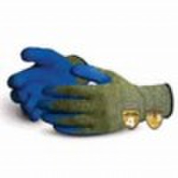 kevlar glove coated with wrinkle latex