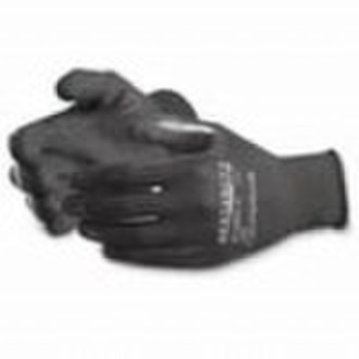 nylon glove coated with wrinkle latex