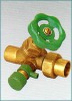 Brass stop valve