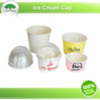 ice cream paper cup with lid