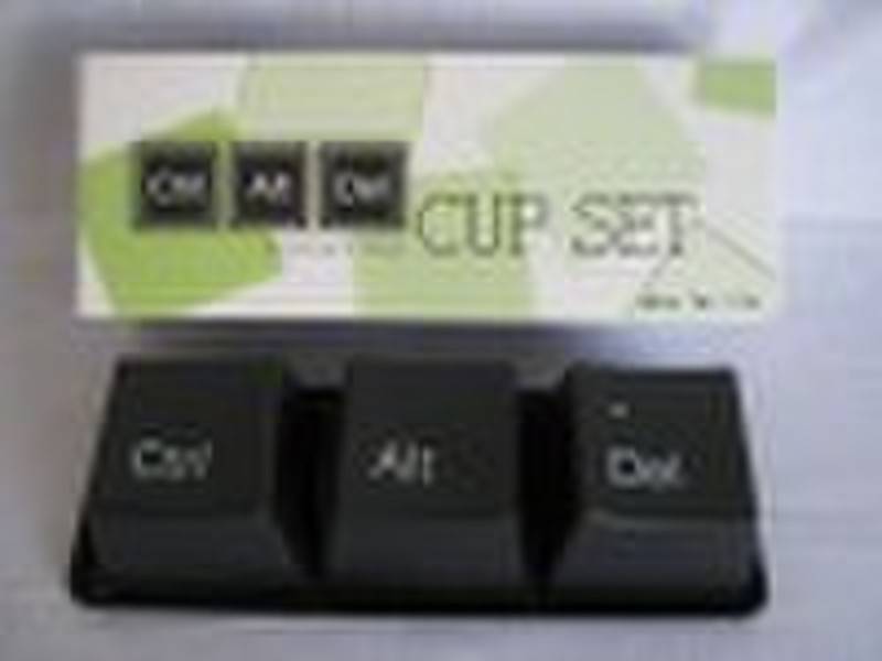 Ctrl Alt Del Cup Set Keyboard Key Cup Set