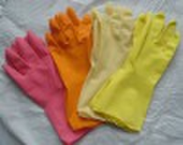 Latex household glove