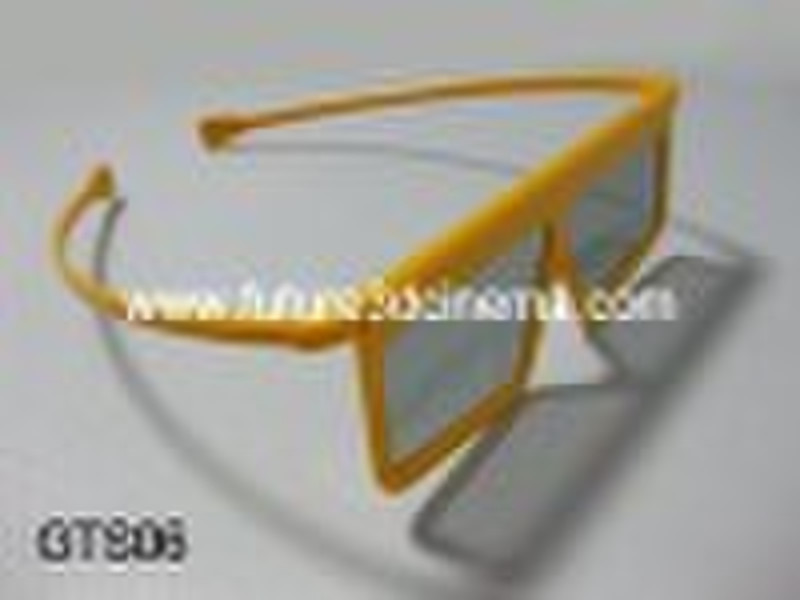 Linear Polarized plastic 3D glasses