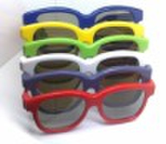 Linear Polarized plastic 3D glasses for children