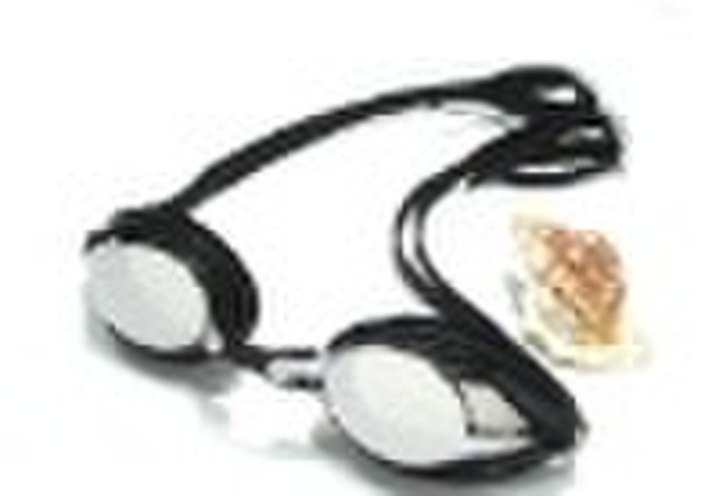 Silicone strap waterproof swimming googles