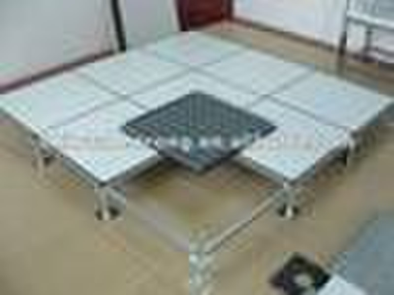 steel raised flooring for dustless places