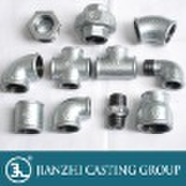 malleable iron pipe fitting-galvanized