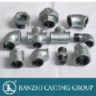 Galvanized malleable cast iron pipe fittings