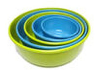 Round melamine bowl set
