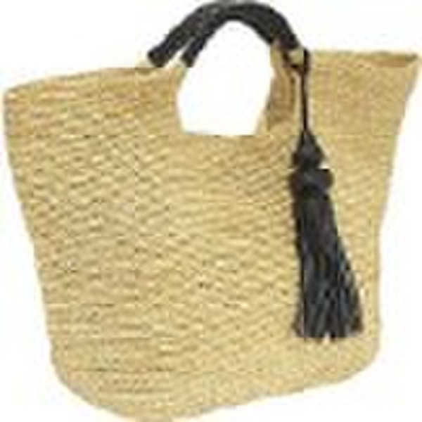 Raffia-Strand-Tasche