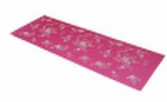 PVC yoga mat with nice print pattern