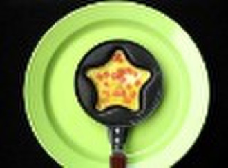 Five-pointed star fring pan with cover