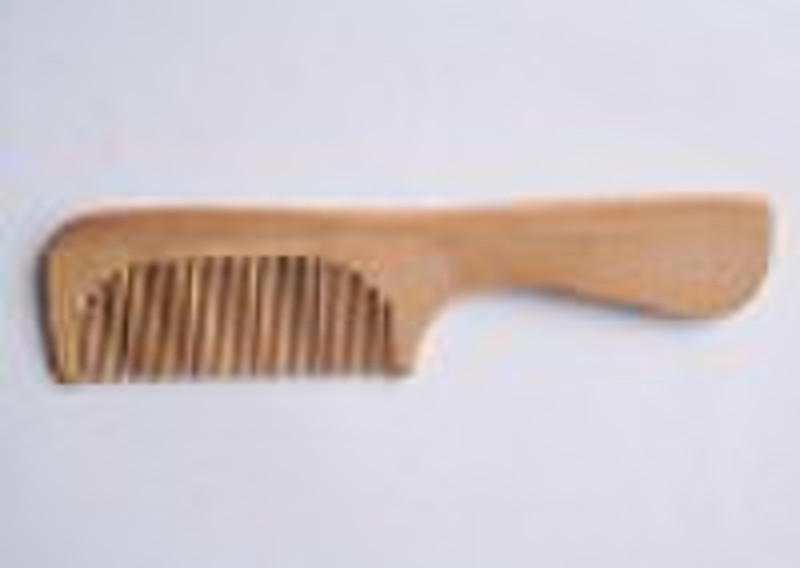 wooden comb/wood comb/wood hair brush/peach wood c