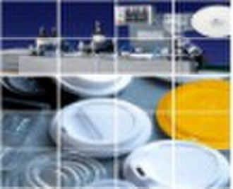 Plastic cup lid machine