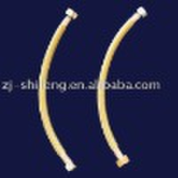 gold thread braided hose