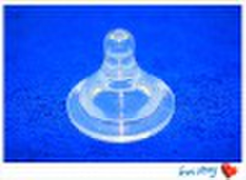 Wide-Neck Silicone Baby Nipple