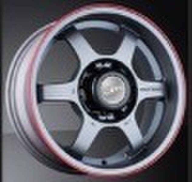 Motorsport six spokes design wheel