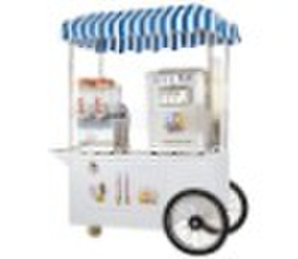 QCE-F08 Ice cream slush  machine with cart