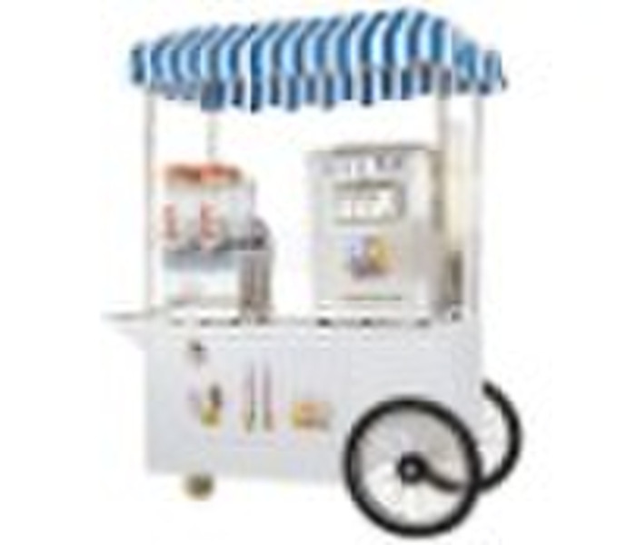 QCE-F08 Ice cream slush  machine with cart