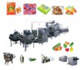 Jelly candy/soft candy depositing line