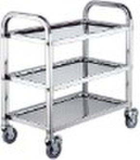 Assembled 3 Layers Stainless steel food cart
