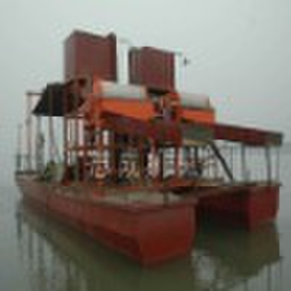 Mineral sand pumping iron sand ship