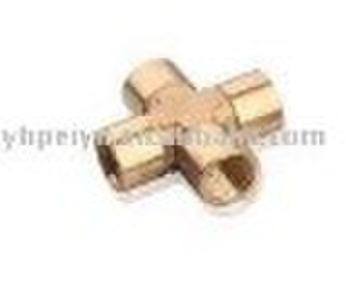 copper cross fitting