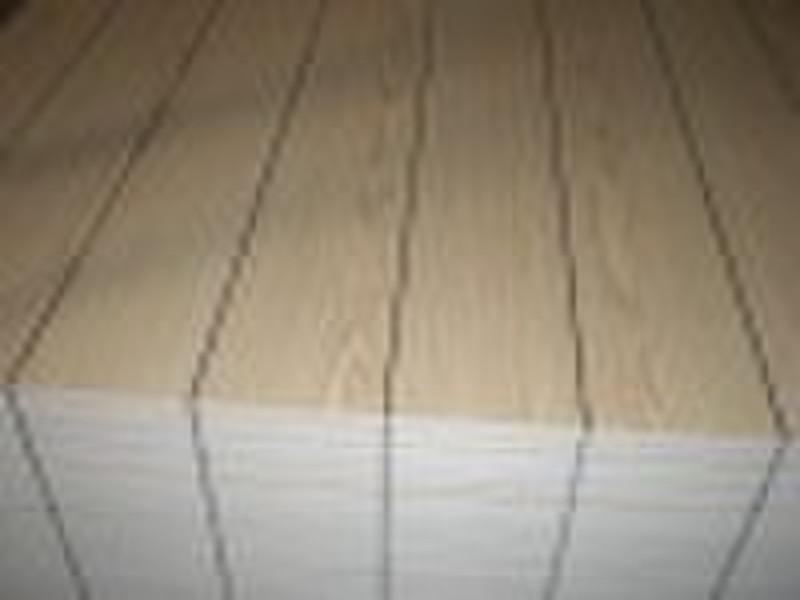 Wood grain grooved paper overlay plywood