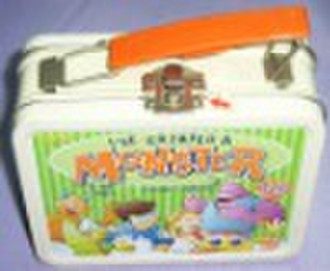 Rectangle Tin Box  Lunch Box With Handle metal cas