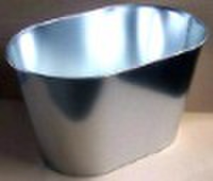Bucket Tin Oval bucket Metal flower pot