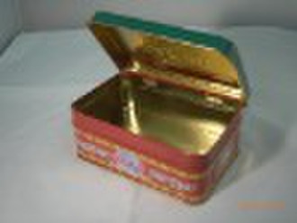 medicine tin box hinge series lid open lock seam c