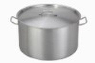 (05)Stainless steel flat stock pot with compound b