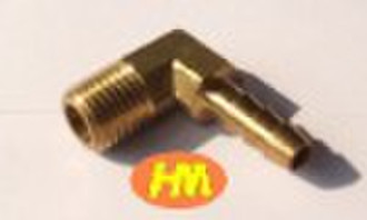 brass 45 degree  reducing barb elbow