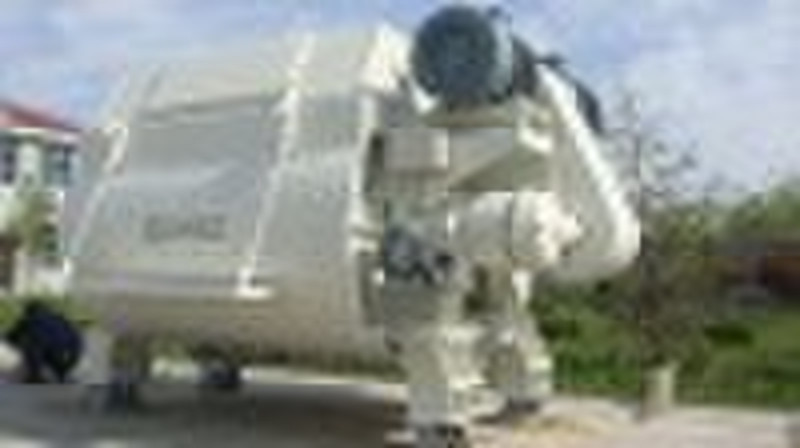 Twin-shaft concrete mixer