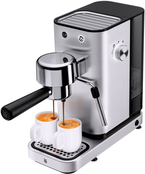 WMF Lono Espresso Siebträgermaschine edelstahl matt