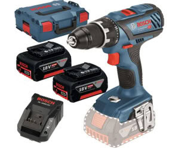 Bosch GSR 18V-28 Professional (2 x 4,0 Ah + Schnellladegerät + L-Boxx)