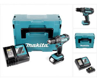 Makita DHP482Y1J-P (1 x 2,0 Ah + Schnellladegerät) im Makpac