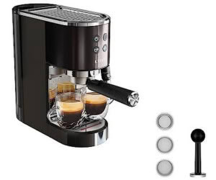 Krups XP444G Virtuoso+ Chrom Schwarz