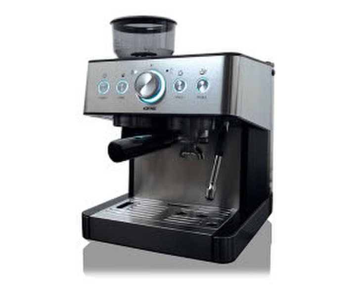 Koenic KEM 21524 M Espressomaschine Edelstahl Schwarz