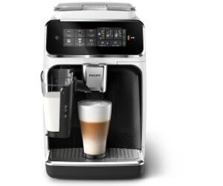 Philips Series 3300 Latte Go EP3343/50 weiß Klavierlack-Schwarz